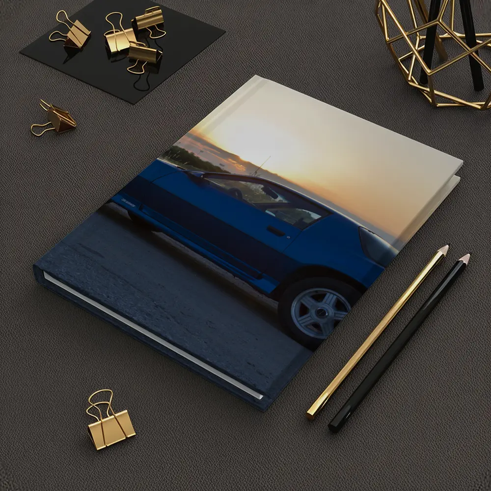 Chevrolet Camaro Z28 Blue Sunset Side Profile – Notebooks