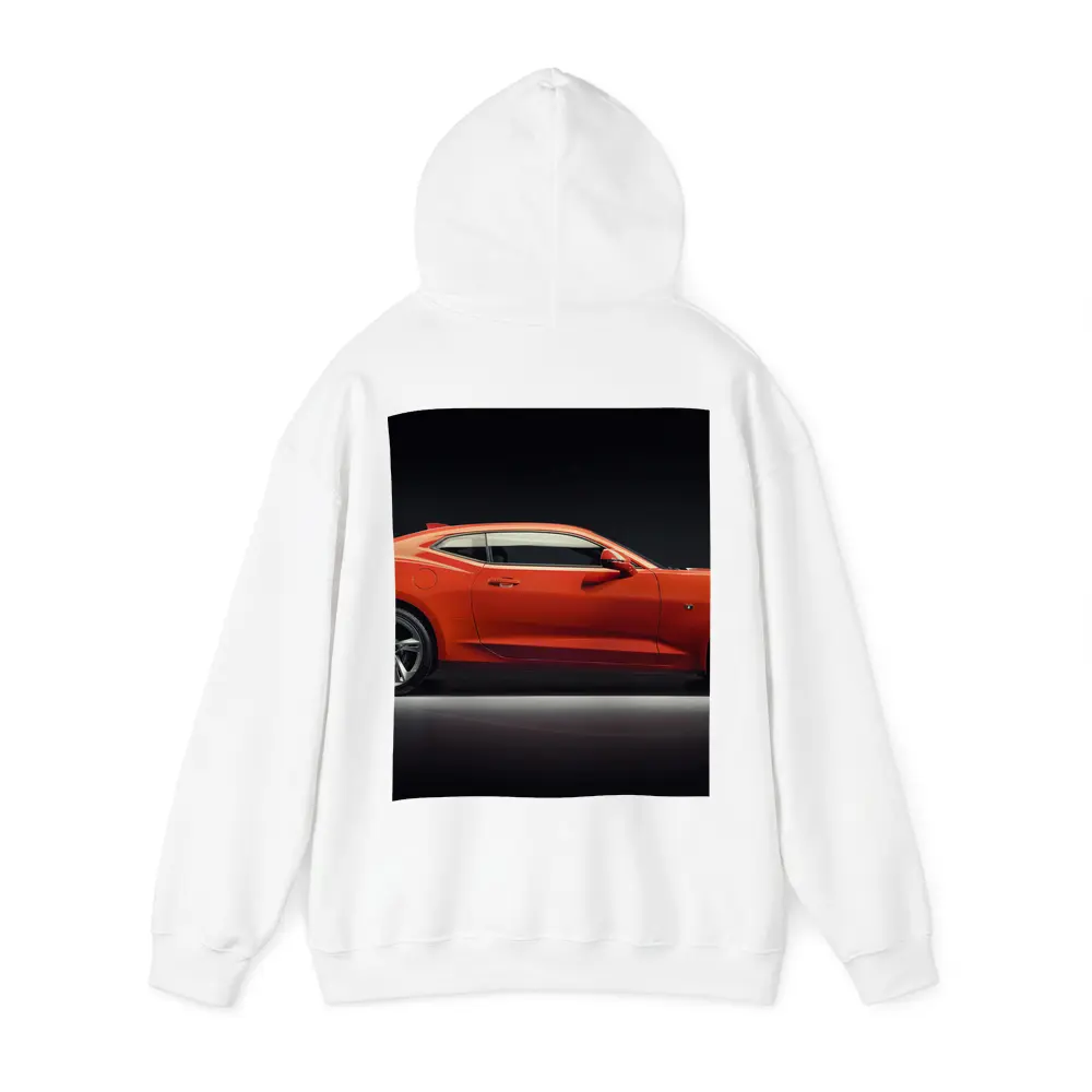 Chevrolet Camaro Orange Side Profile Dark Studio – Hoodies