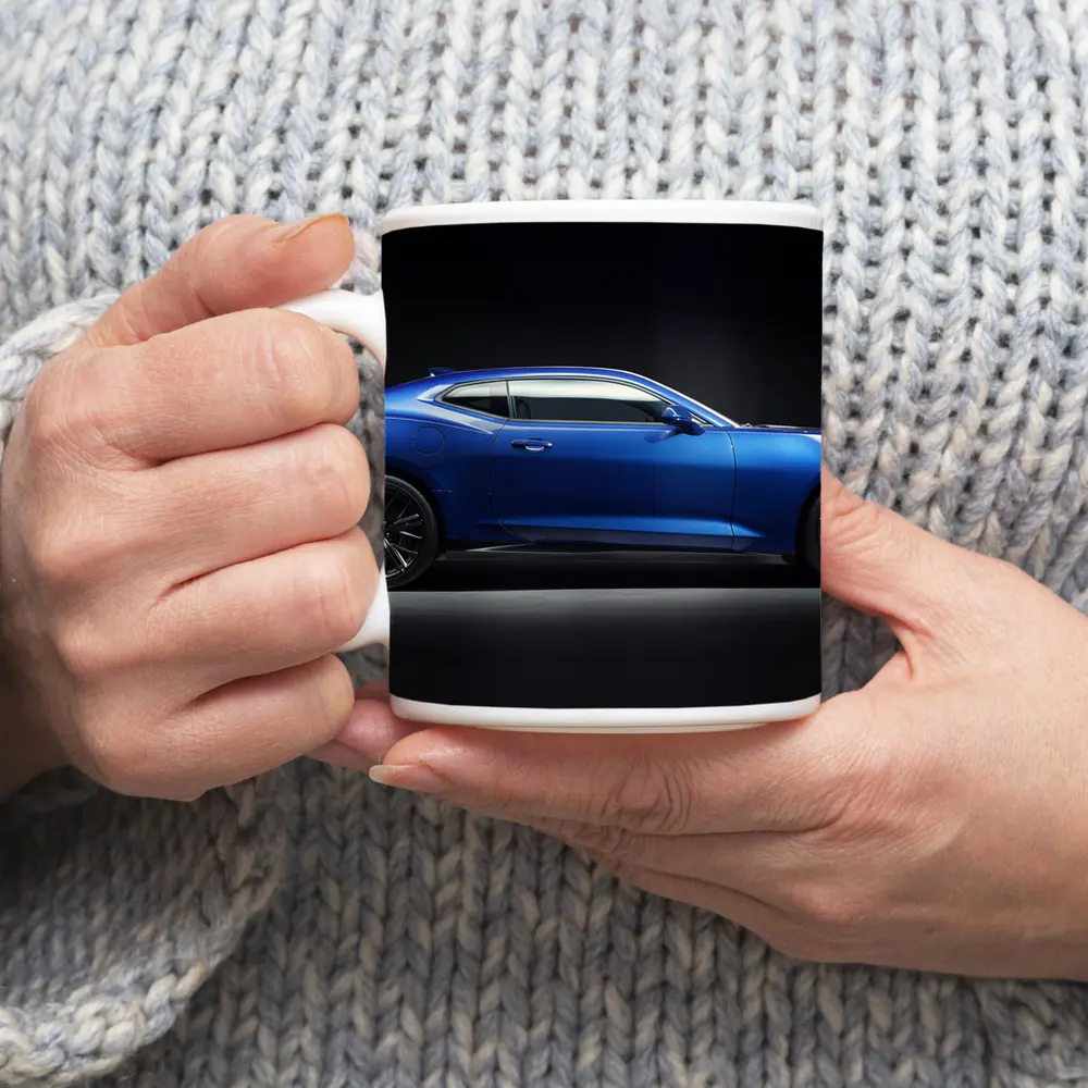 Chevrolet Camaro ZL1 Blue Studio Shot – Mugs