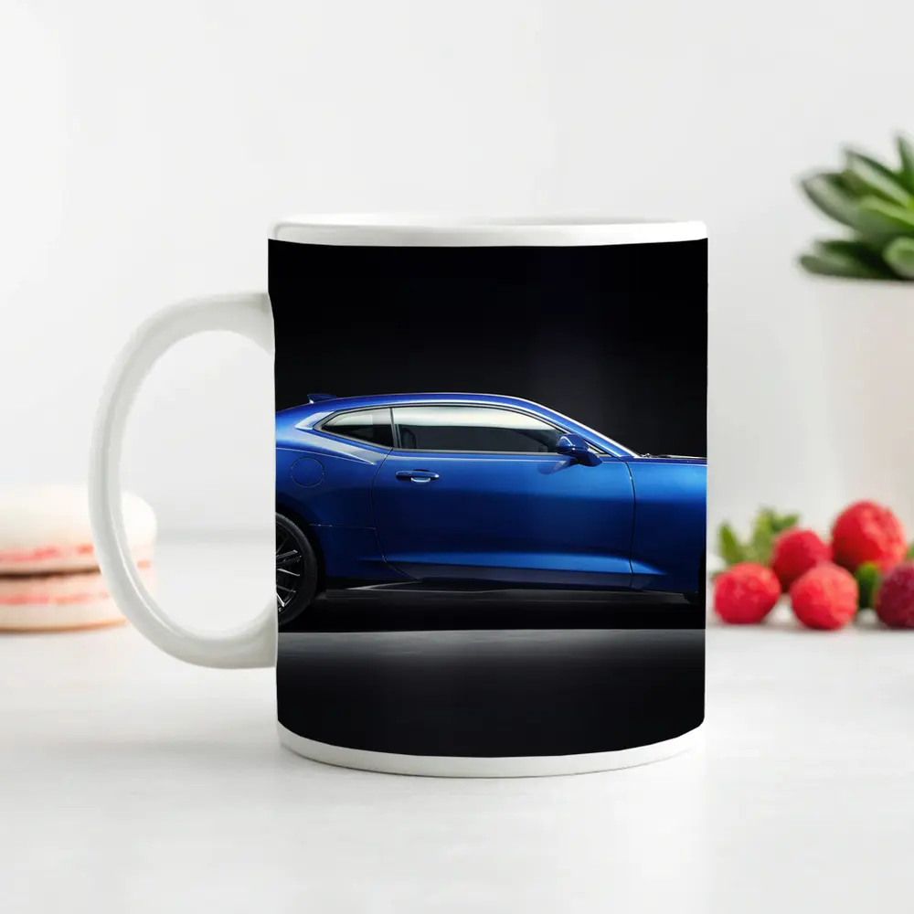 Chevrolet Camaro ZL1 Blue Studio Shot – Mugs