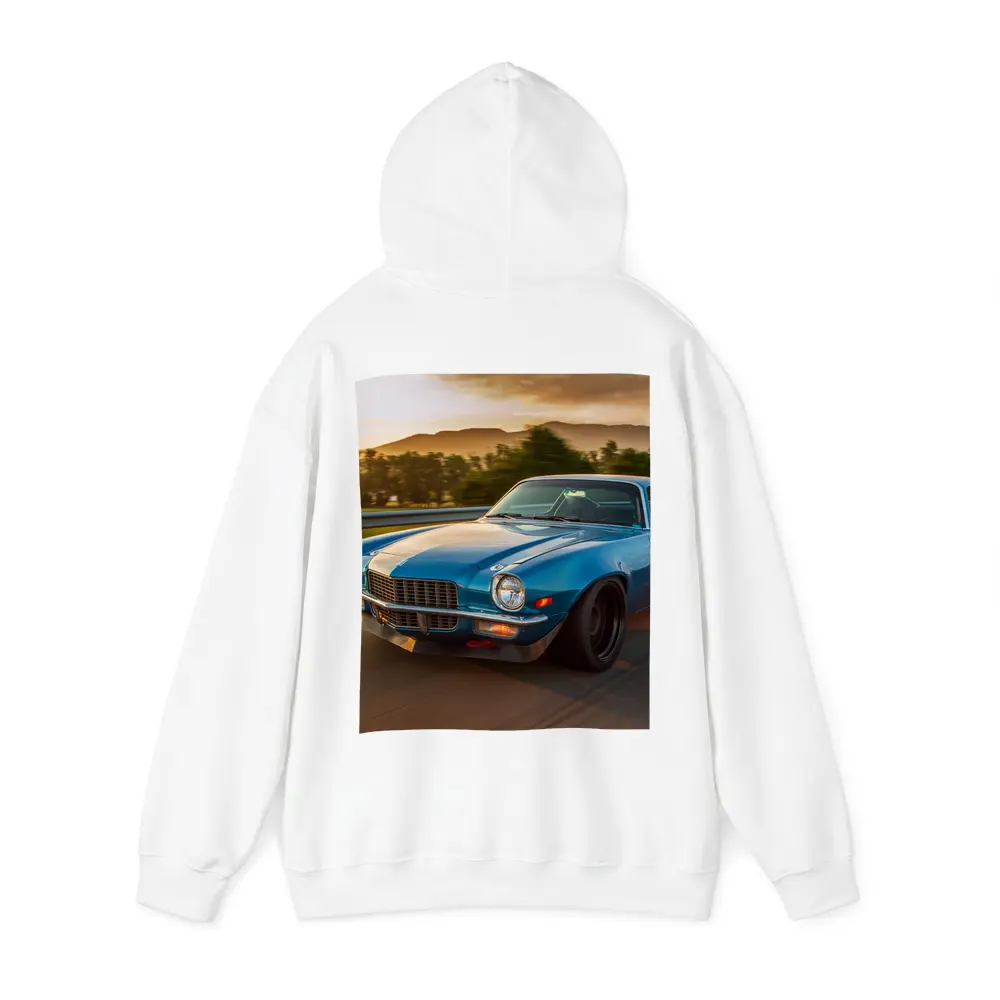1970 Chevrolet Camaro Blue Sunset Highway – Hoodies