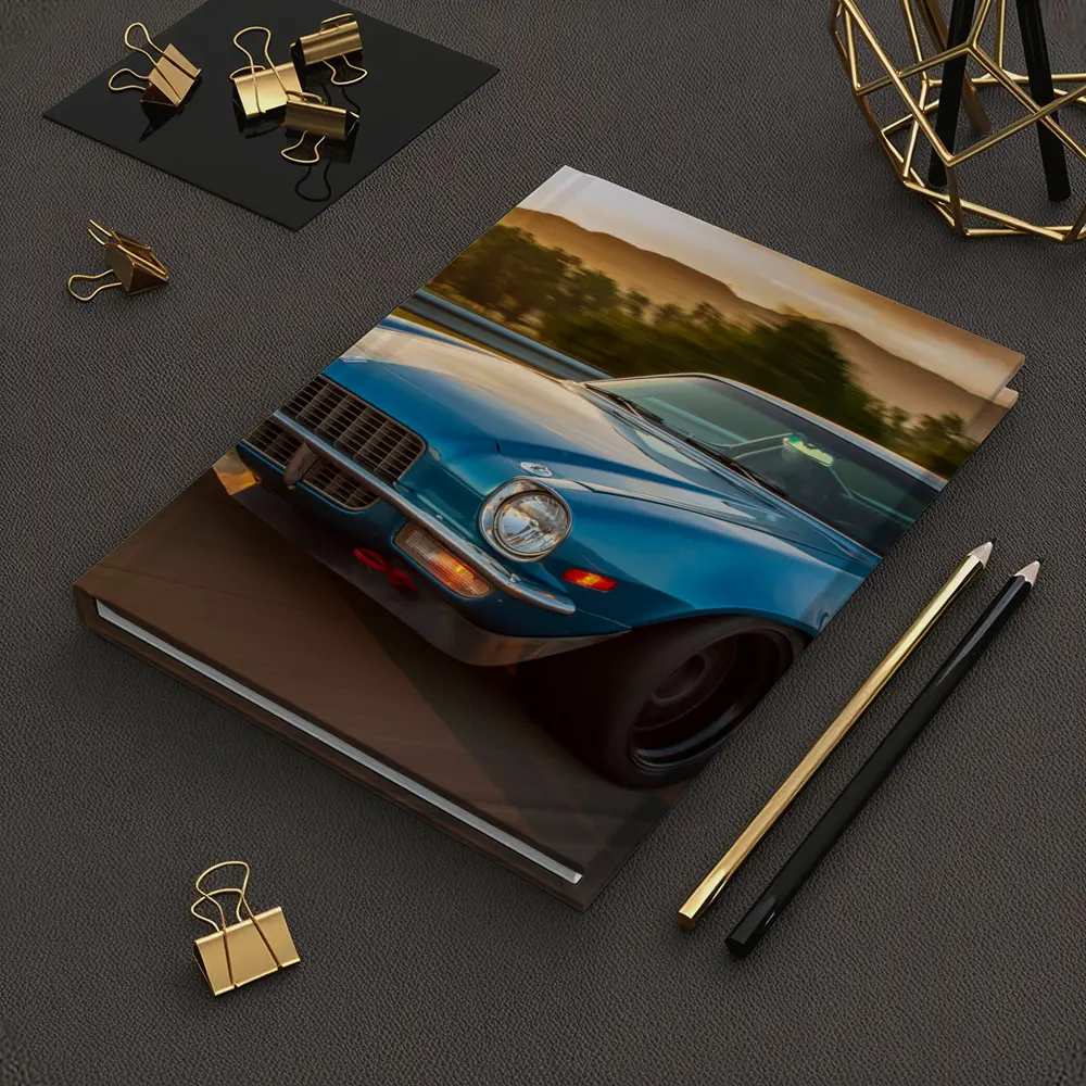 1970 Chevrolet Camaro Blue Sunset Highway – Notebooks