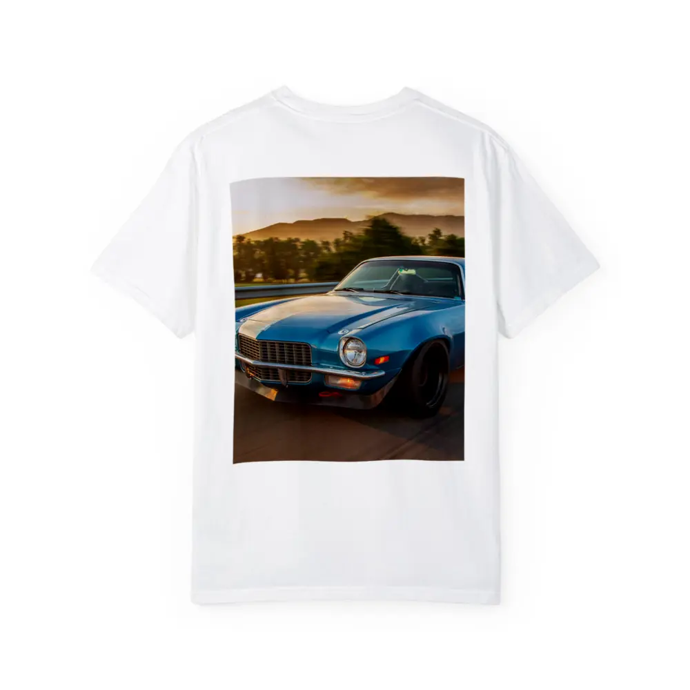 1970 Chevrolet Camaro Blue Sunset Highway – T-Shirts