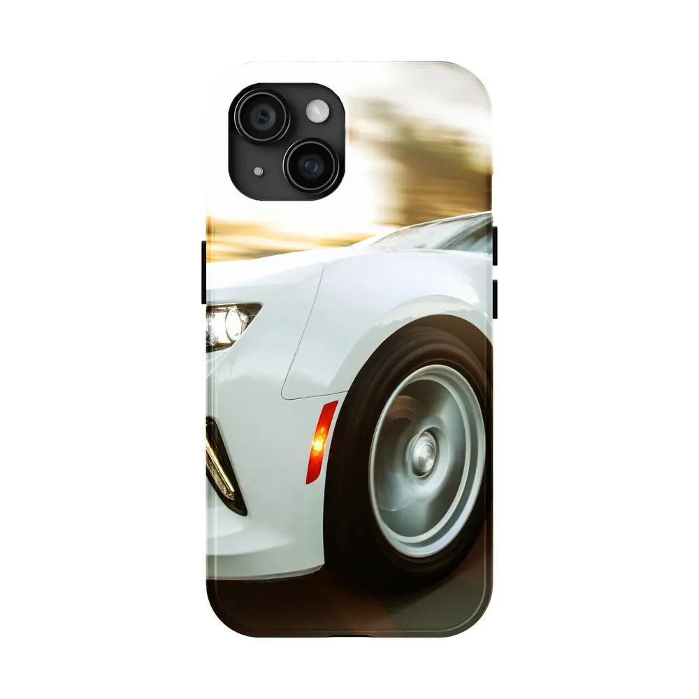 Chevrolet Camaro White Speed Blur Motion – Cases