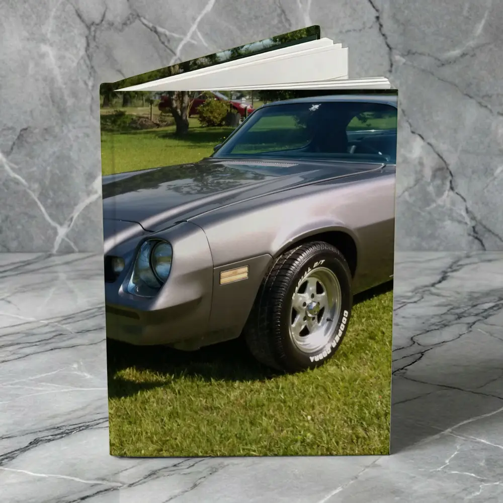 1981 Chevrolet Camaro Silver Muscle Car – Notebooks