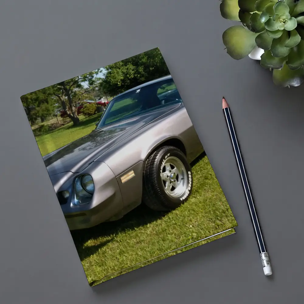 1981 Chevrolet Camaro Silver Muscle Car – Notebooks