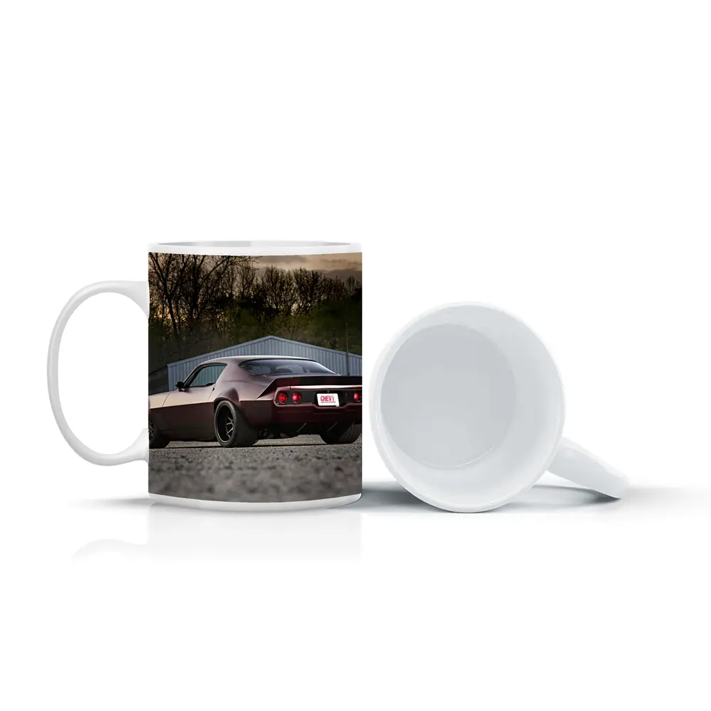 Chevrolet Camaro Muscle Car Dusk Parking Lot – Mugs