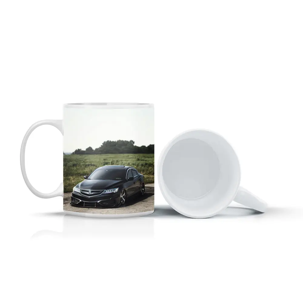 Acura ILX Slammed Black Sedan Open Field – Mugs