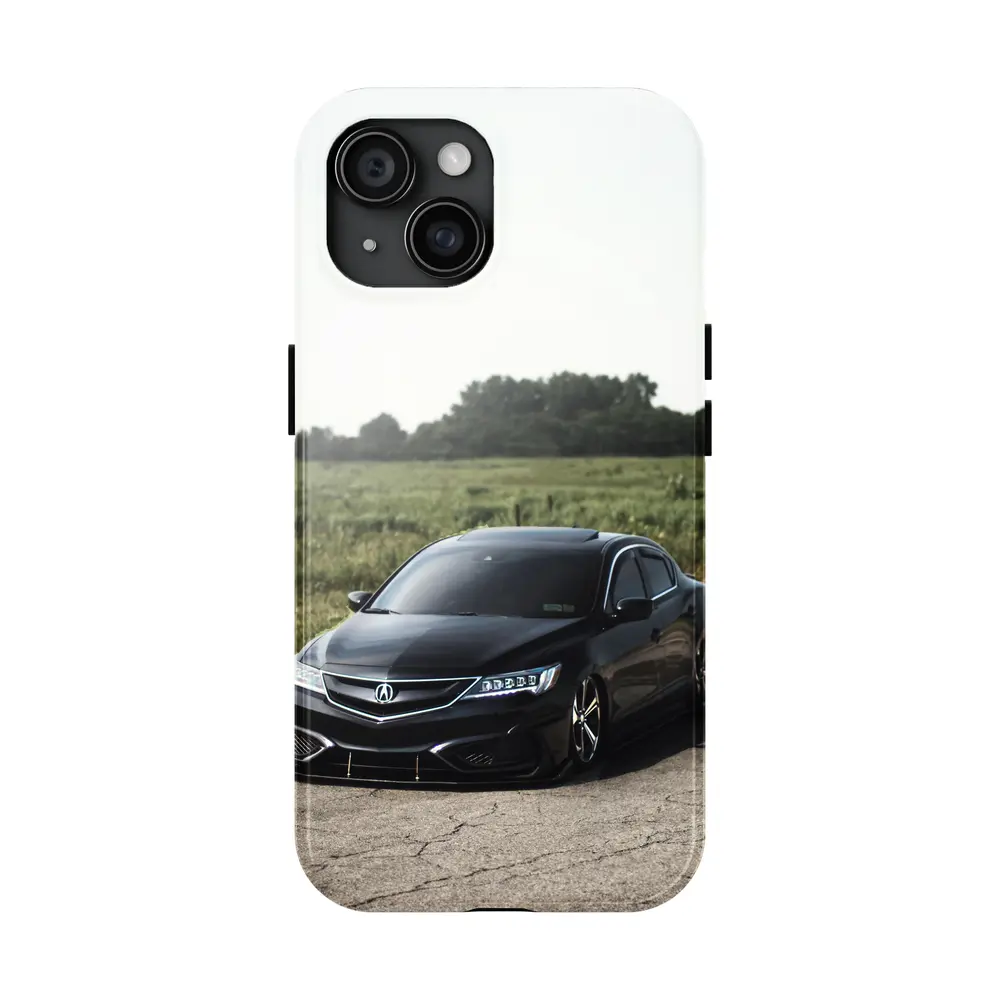 Acura ILX Slammed Black Sedan Open Field – Cases