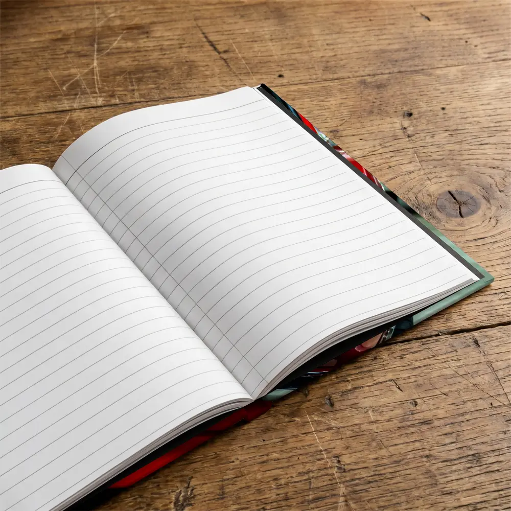 Chevrolet Camaro Red Muscle Car Garage – Notebooks