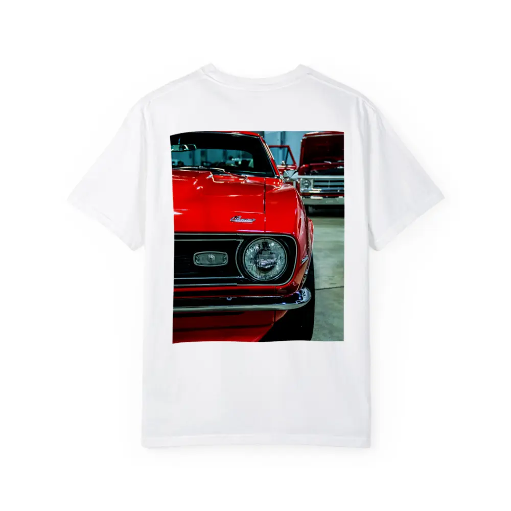 Chevrolet Camaro Red Muscle Car Garage – T-Shirts