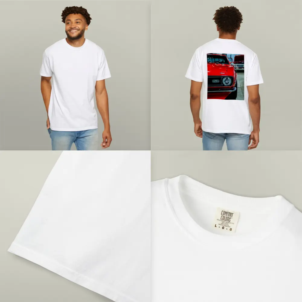 Chevrolet Camaro Red Muscle Car Garage – T-Shirts