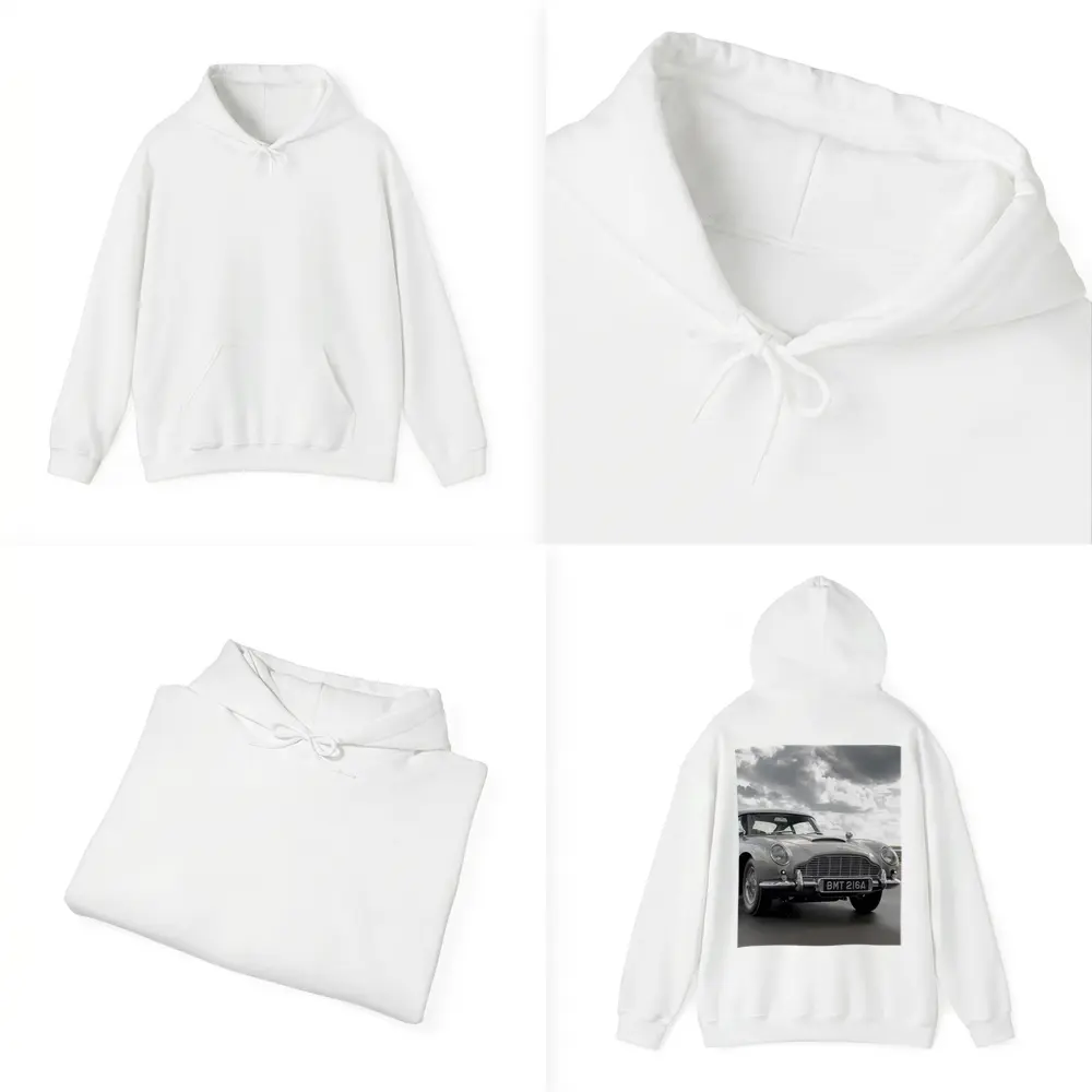 Aston Martin DB5 Silver Classic Track Drive – Hoodies
