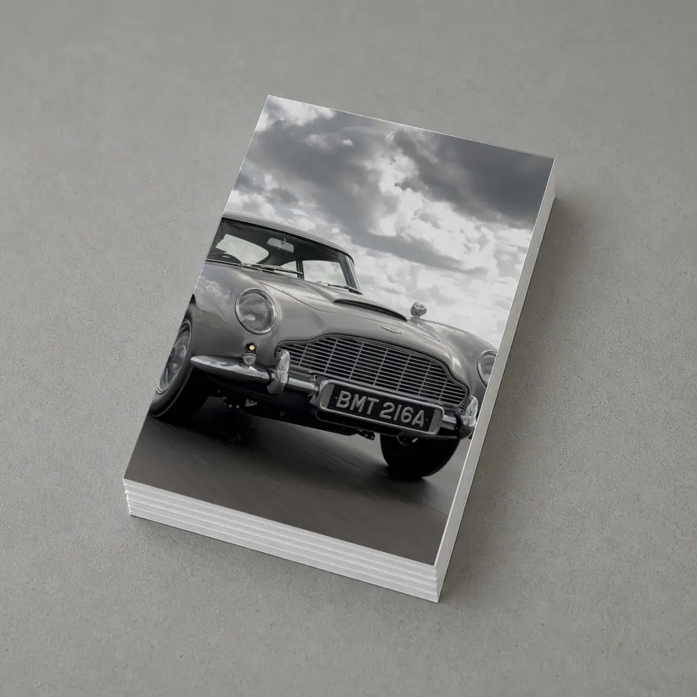 Aston Martin DB5 Silver Classic Track Drive – Postcards