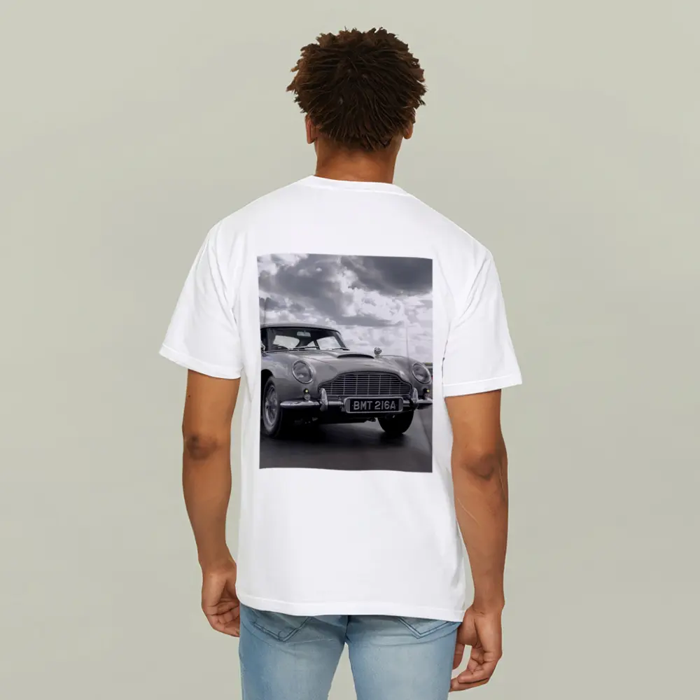 Aston Martin DB5 Silver Classic Track Drive – T-Shirts