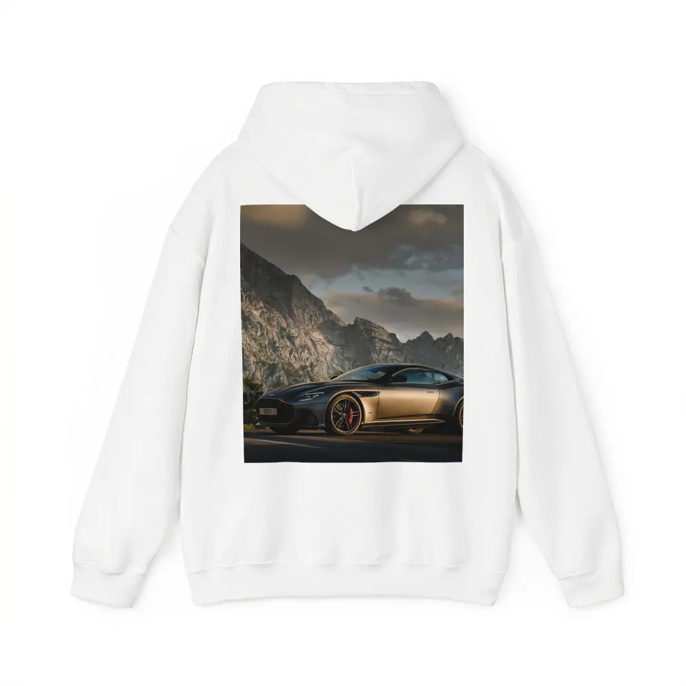 Aston Martin DBS Superleggera Mountain Road Dusk – Hoodies