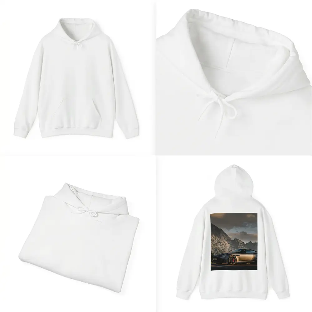 Aston Martin DBS Superleggera Mountain Road Dusk – Hoodies