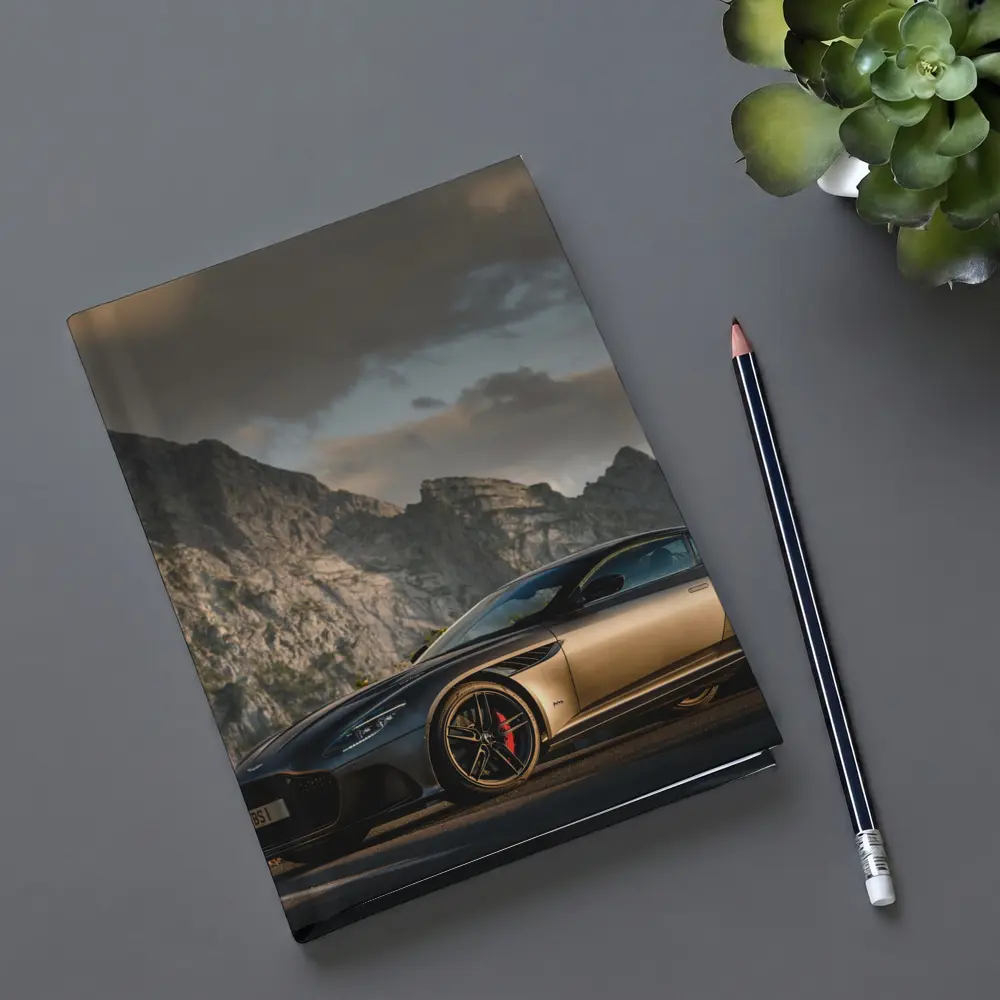 Aston Martin DBS Superleggera Mountain Road Dusk – Notebooks
