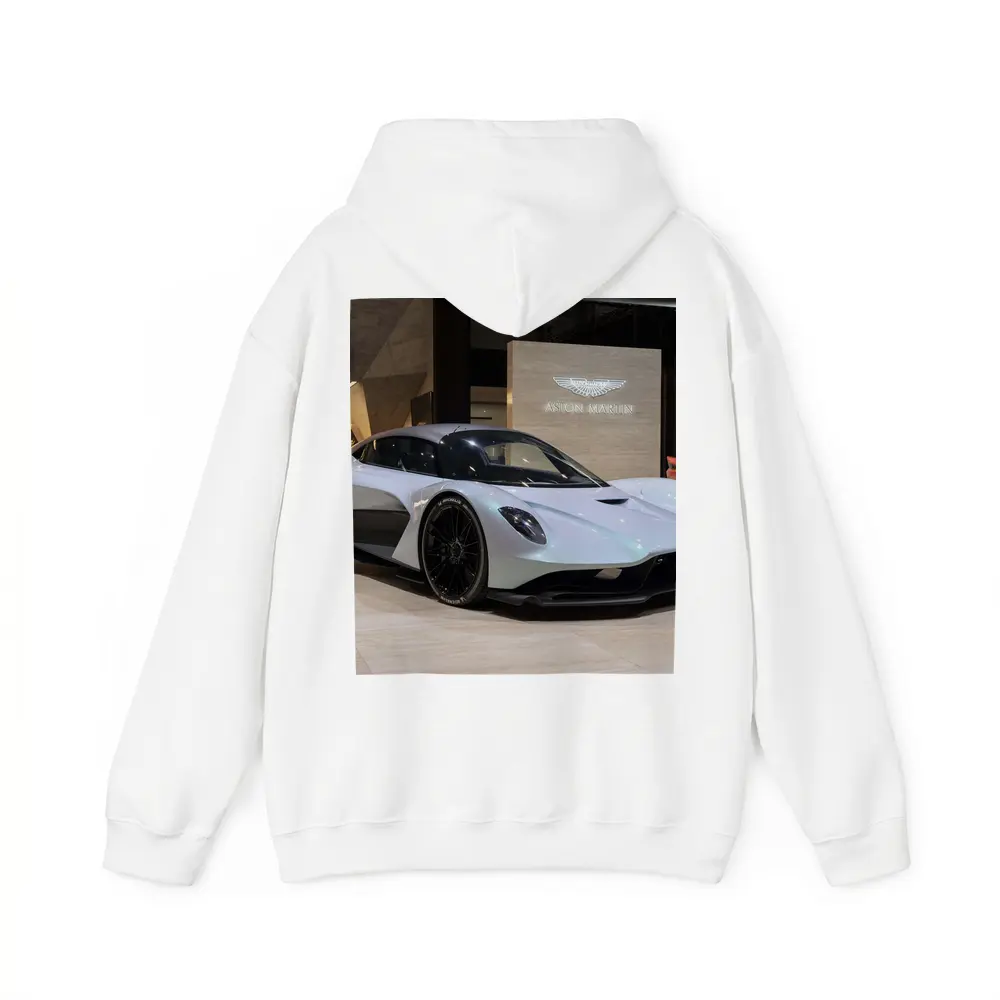 Aston Martin Valhalla Silver Showroom Display – Hoodies