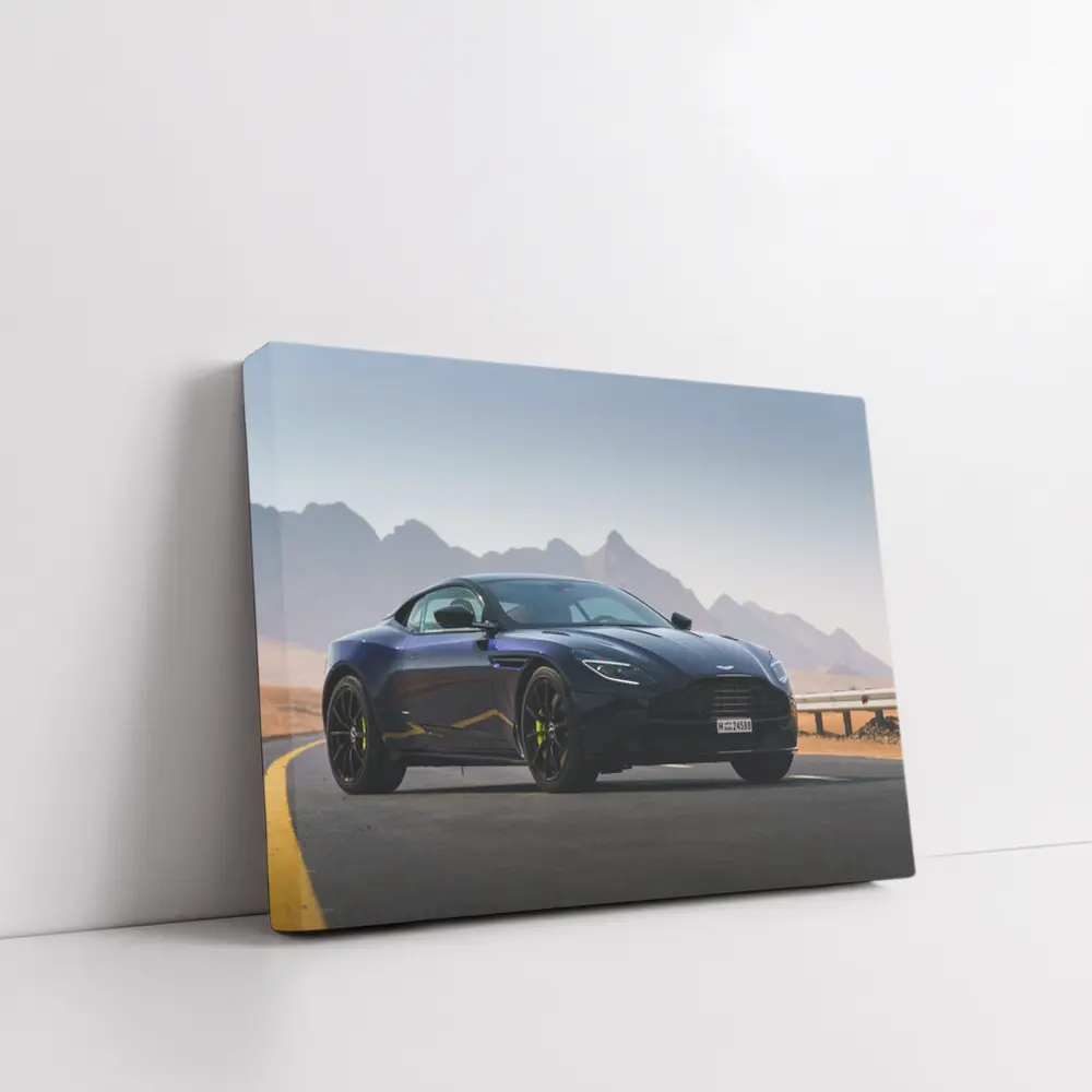 Aston Martin DB11 Desert Mountain Road – Wall Art