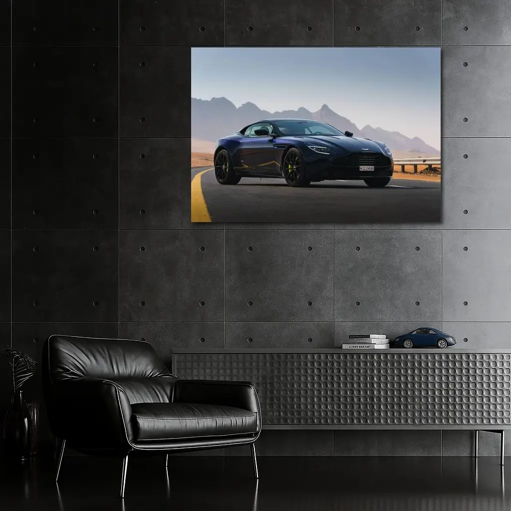 Aston Martin DB11 Desert Mountain Road – Wall Art
