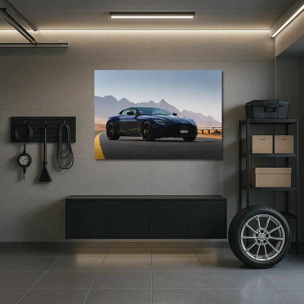 Aston Martin DB11 Desert Mountain Road – Wall Art