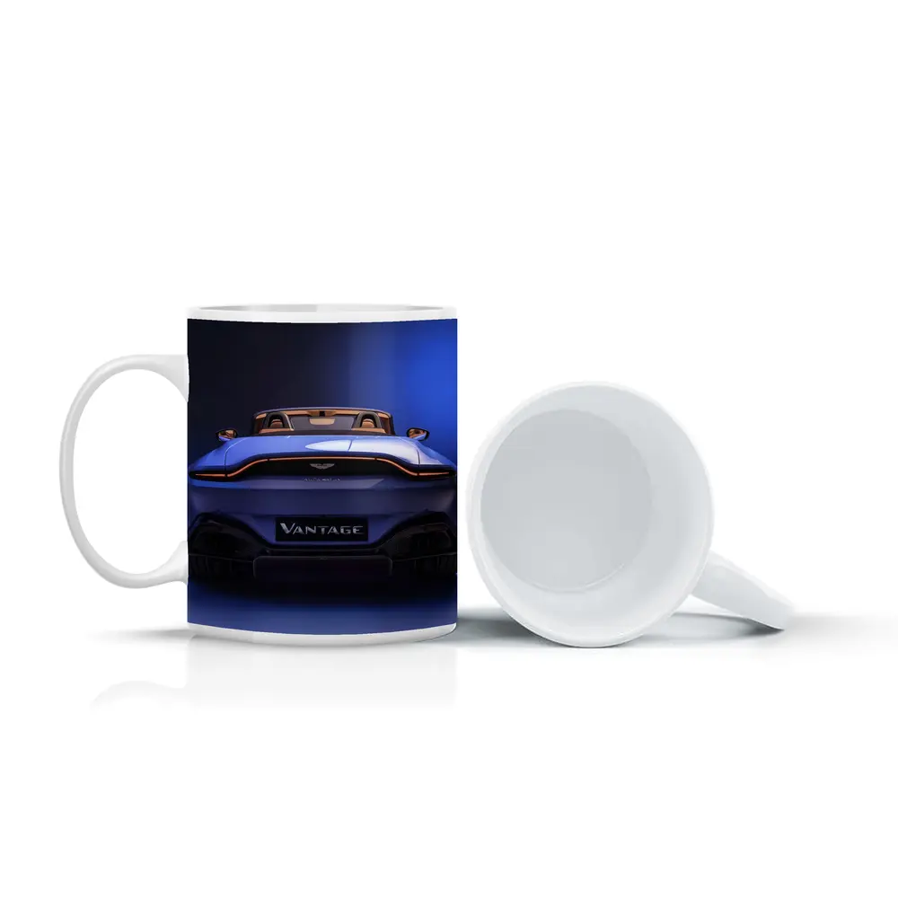 Aston Martin Vantage Roadster Rear Studio Blue – Mugs