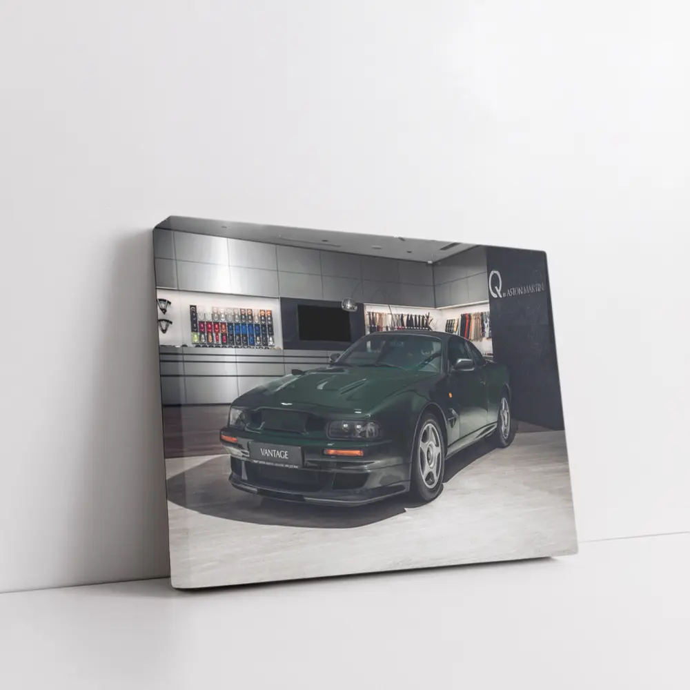 Aston Martin Vantage Green Showroom Display – Wall Art