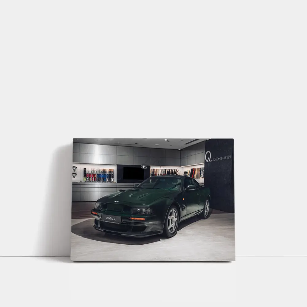 Aston Martin Vantage Green Showroom Display – Wall Art