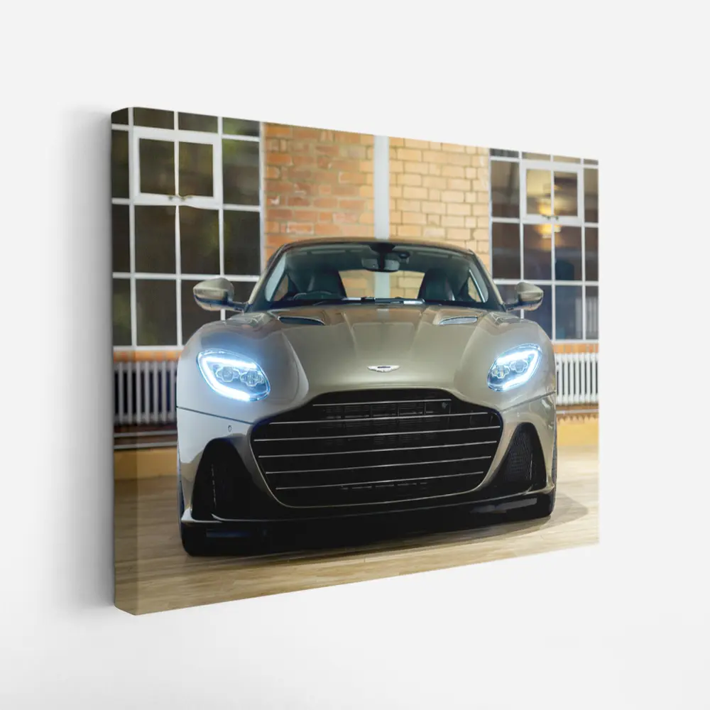 Aston Martin DBS Superleggera Front View Indoor – Wall Art