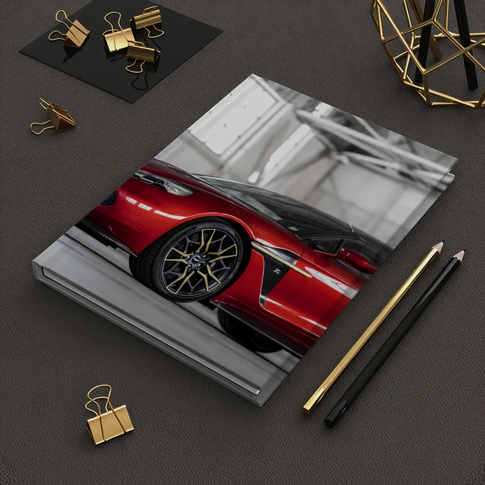 Aston Martin Vanquish Red Indoor Garage Setting – Notebooks