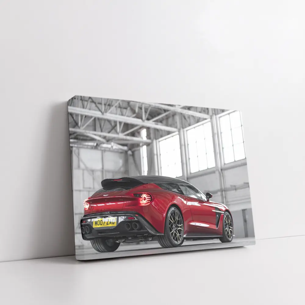 Aston Martin Vanquish Zagato Red Indoor Hangar – Wall Art