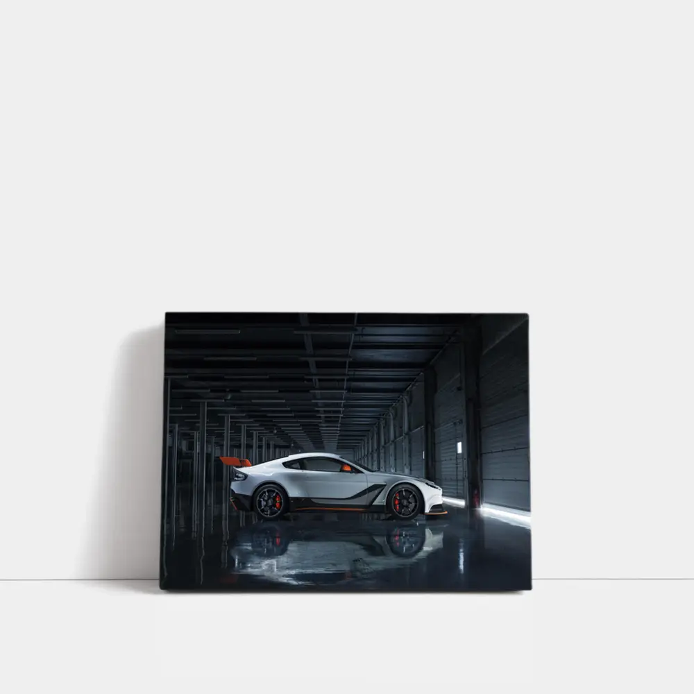 Aston Martin Vantage GT3 Dark Garage Side – Wall Art
