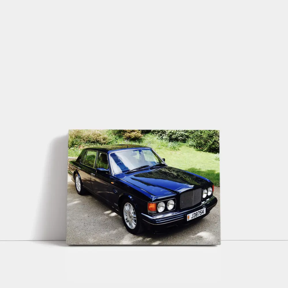 Bentley Brooklands Dark Blue Driveway Setting – Wall Art