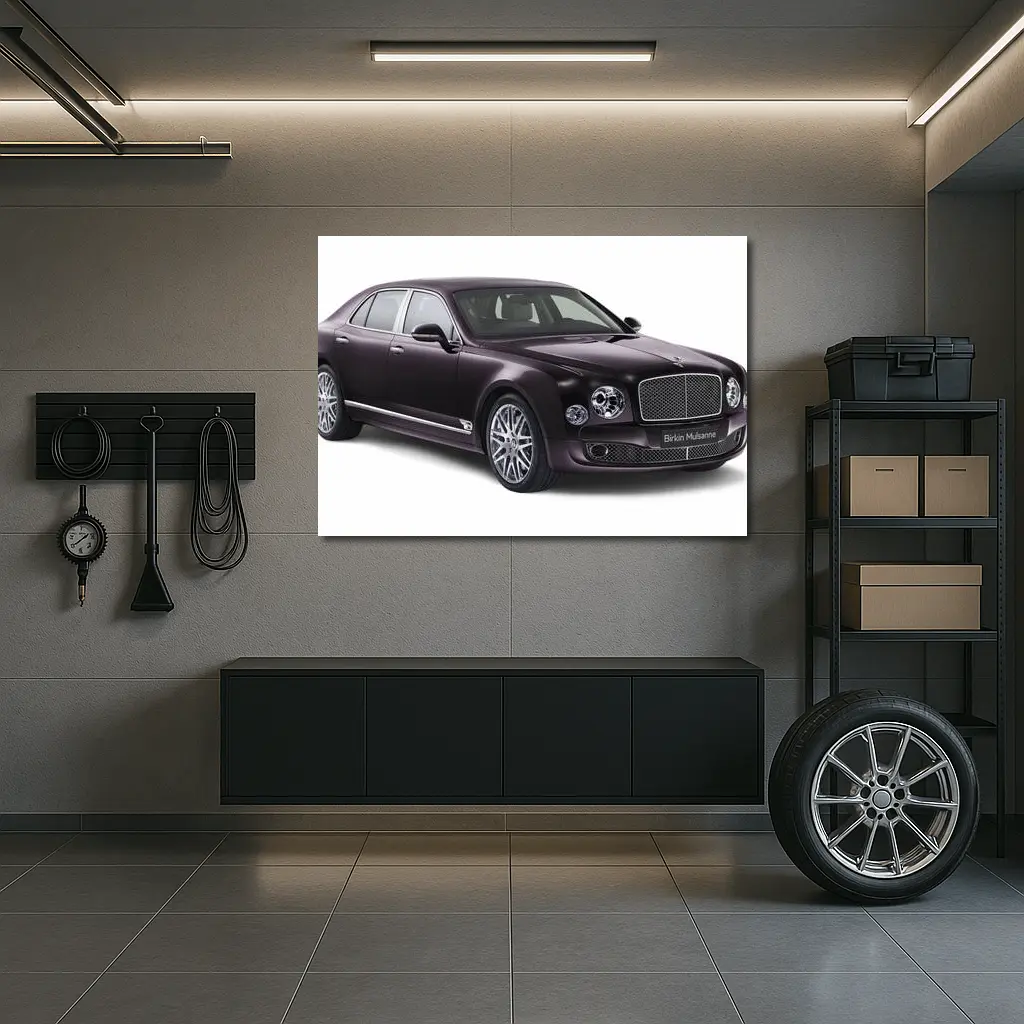 Bentley Mulsanne Birkin Edition Dark Purple – Wall Art
