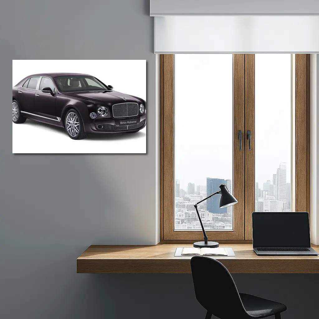 Bentley Mulsanne Birkin Edition Dark Purple – Wall Art