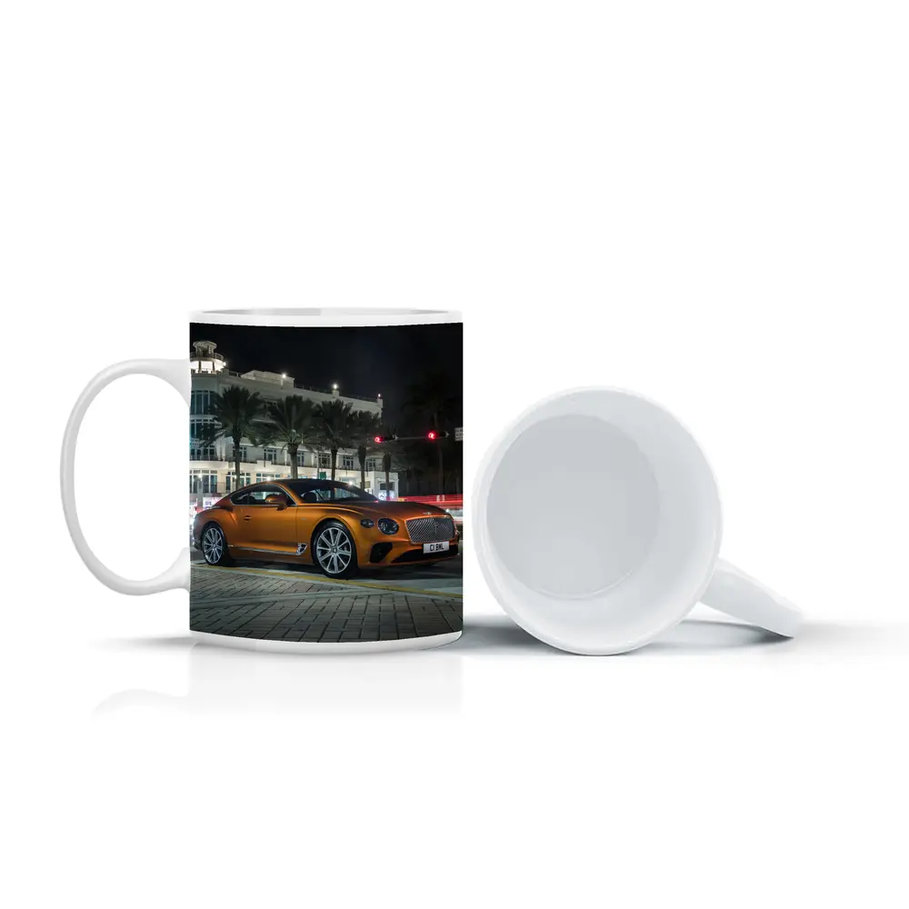 Bentley Continental GT Night City Street – Mugs