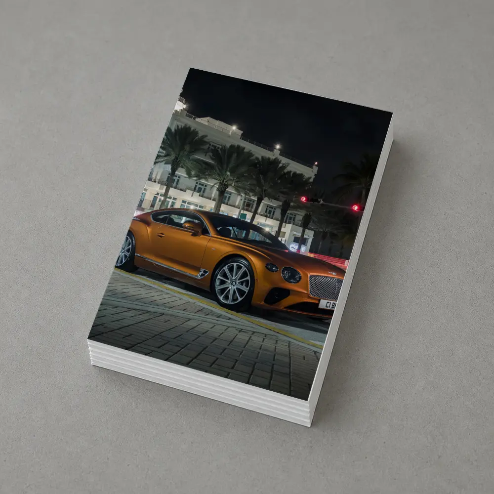 Bentley Continental GT Night City Street – Postcards