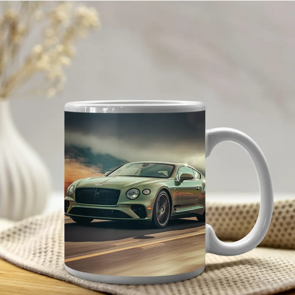 Bentley Continental GT Green Desert Highway Drive – Mugs