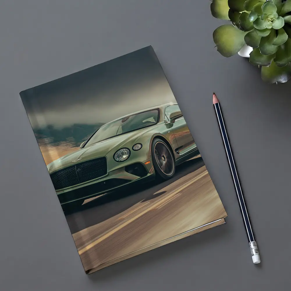 Bentley Continental GT Green Desert Highway Drive – Notebooks