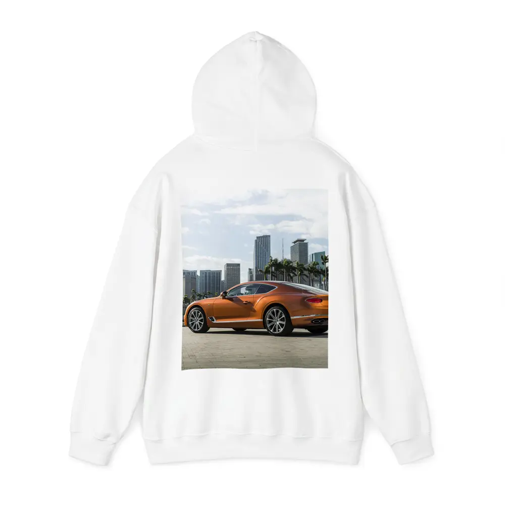 Bentley Continental GT Orange City Skyline – Hoodies