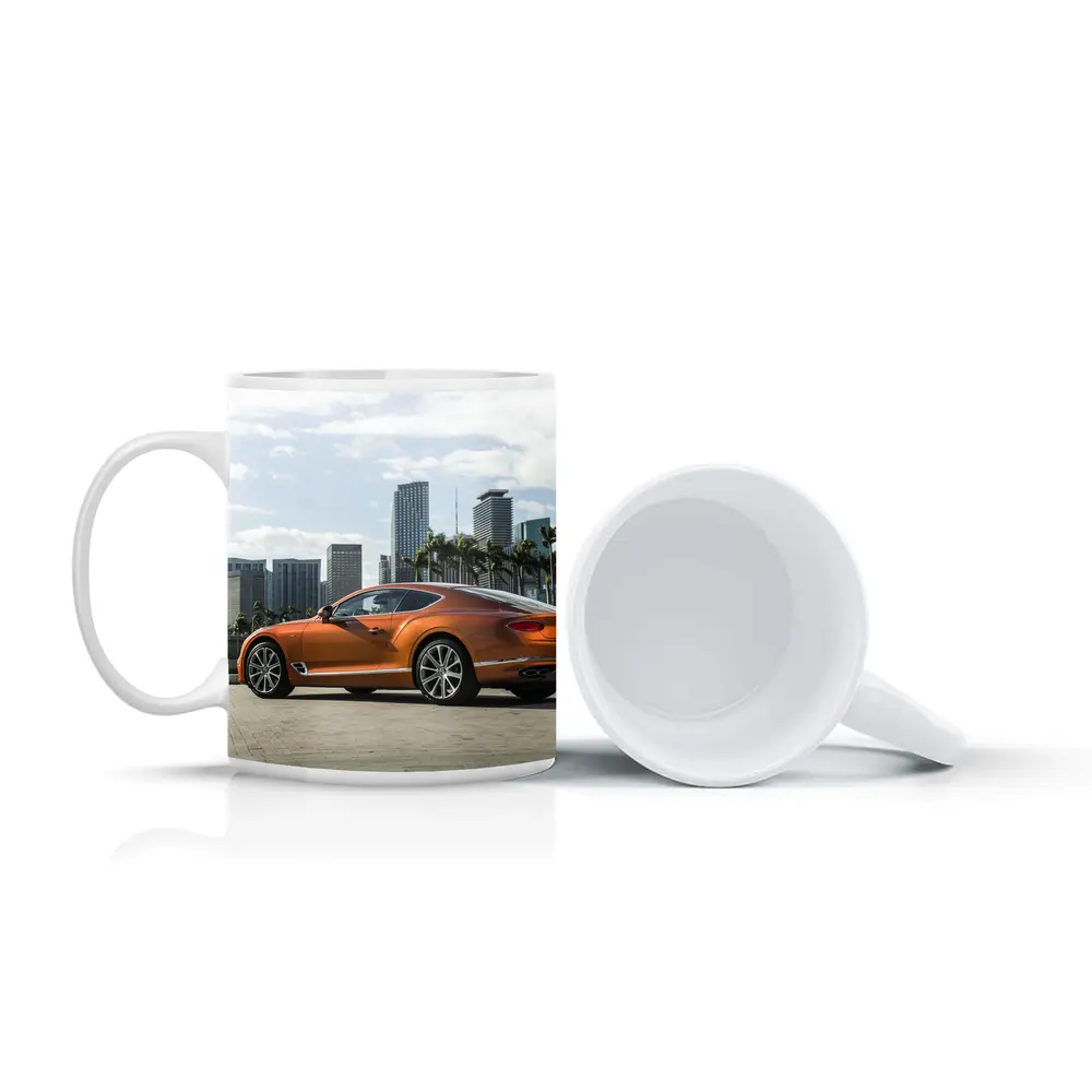 Bentley Continental GT Orange City Skyline – Mugs