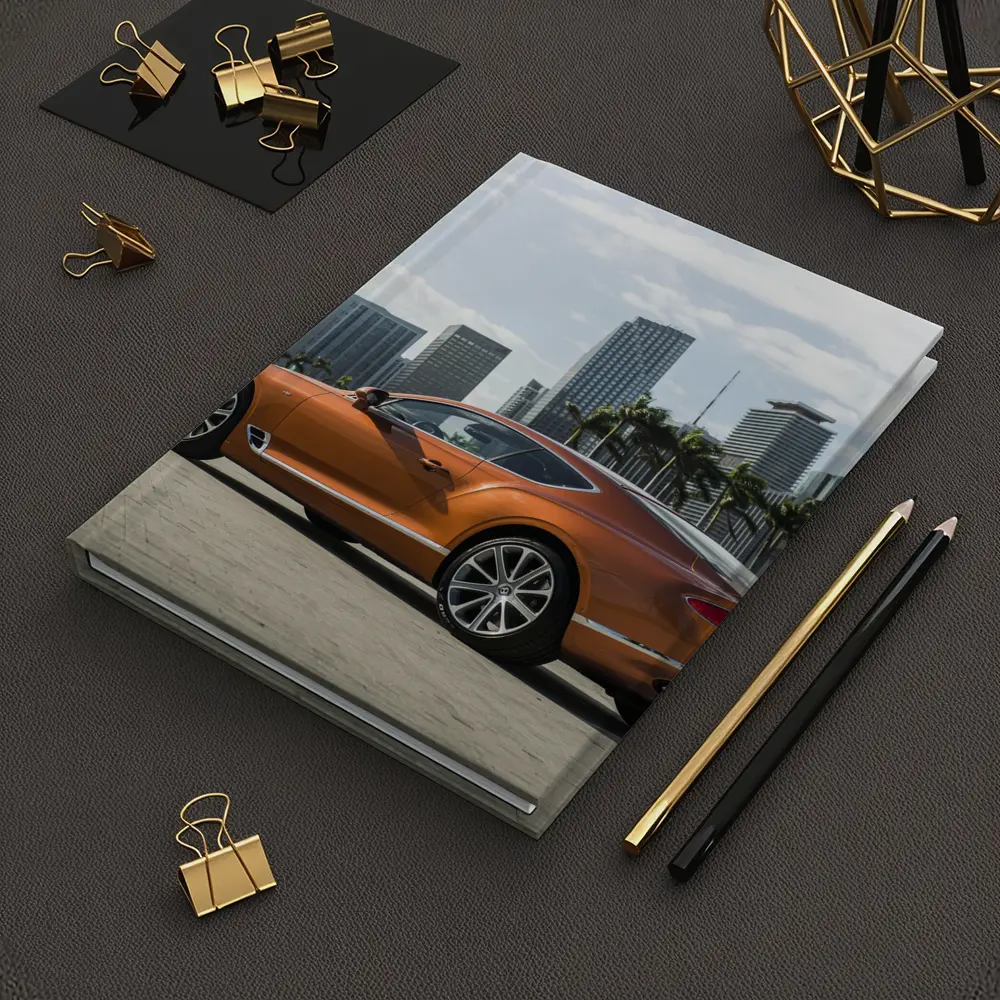 Bentley Continental GT Orange City Skyline – Notebooks