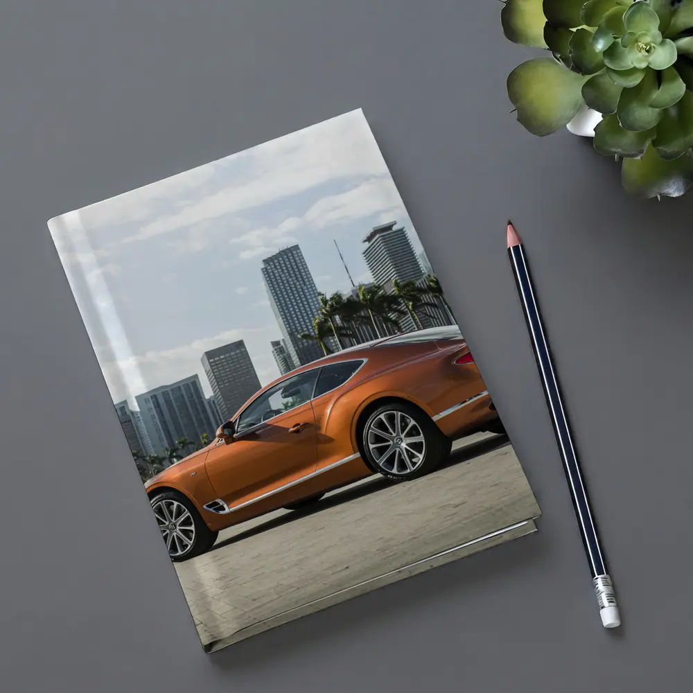 Bentley Continental GT Orange City Skyline – Notebooks