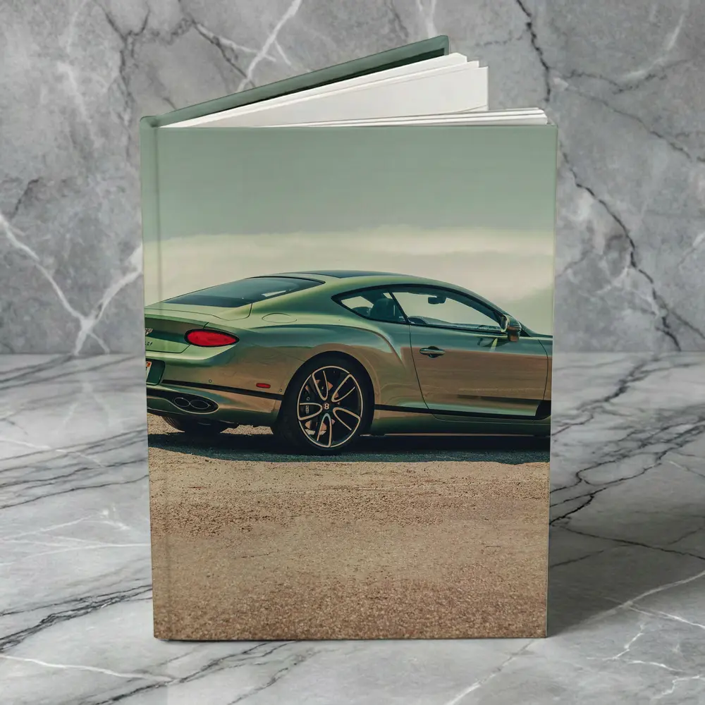 Bentley Continental GT Green Misty Highland Road – Notebooks