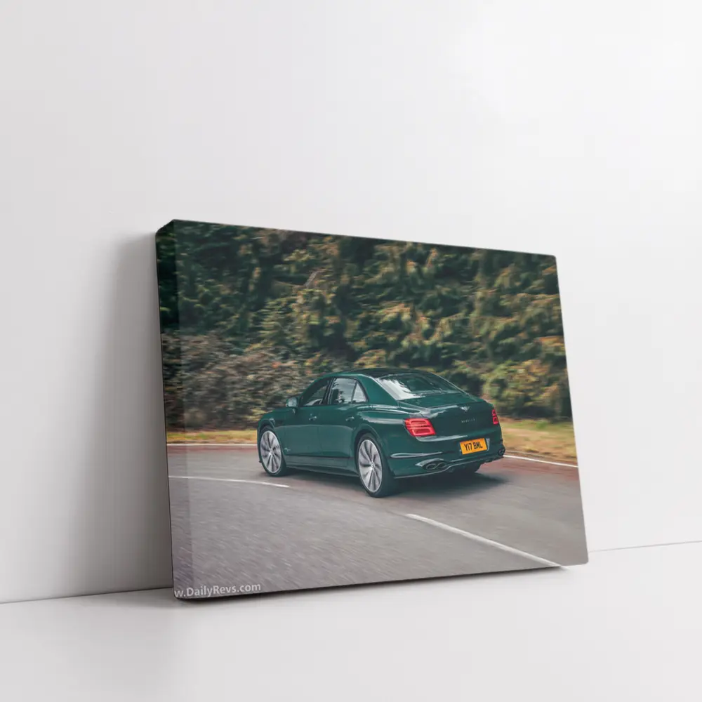Bentley Flying Spur V8 Green Road Drive – Wall Art