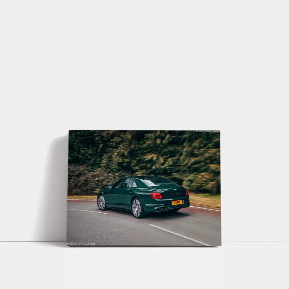 Bentley Flying Spur V8 Green Road Drive – Wall Art