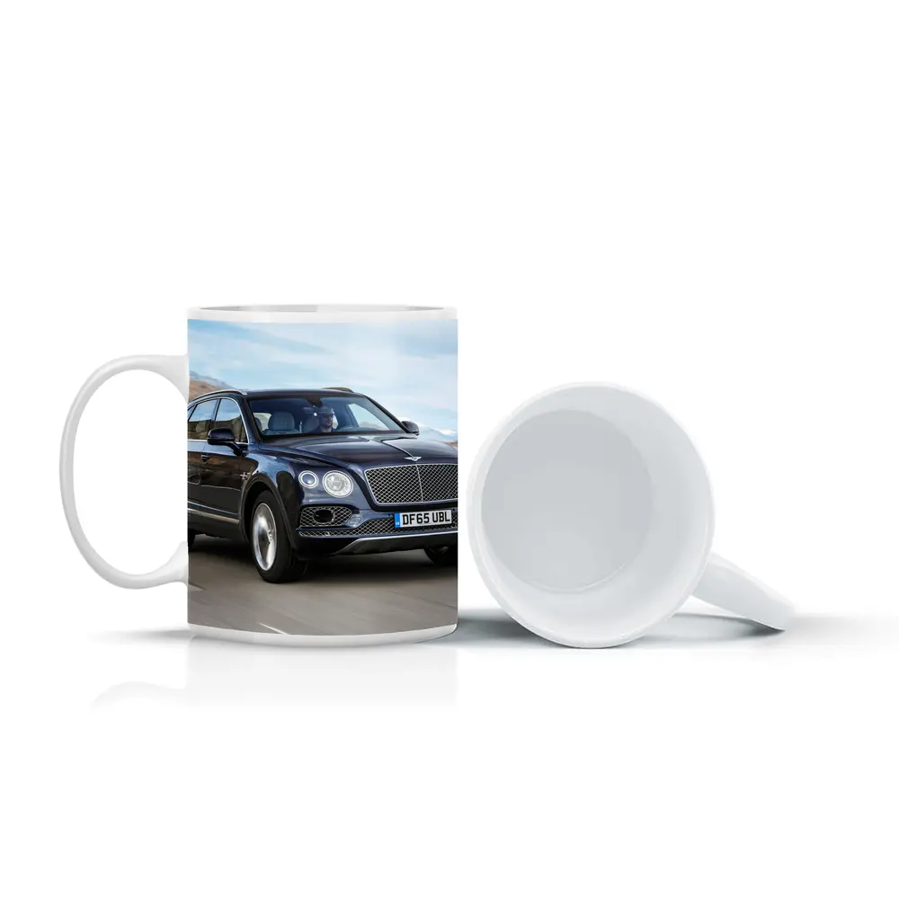 Bentley Bentayga Dark Blue Mountain Road Drive – Mugs