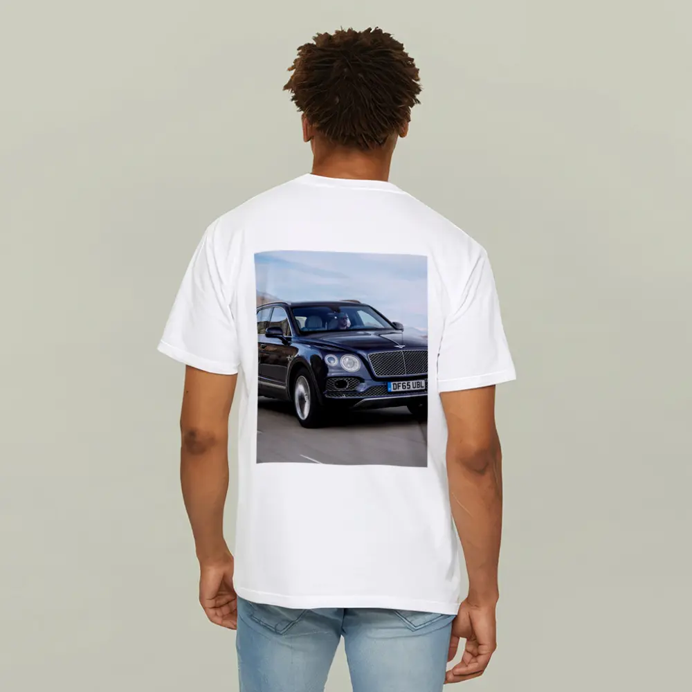 Bentley Bentayga Dark Blue Mountain Road Drive – T-Shirts
