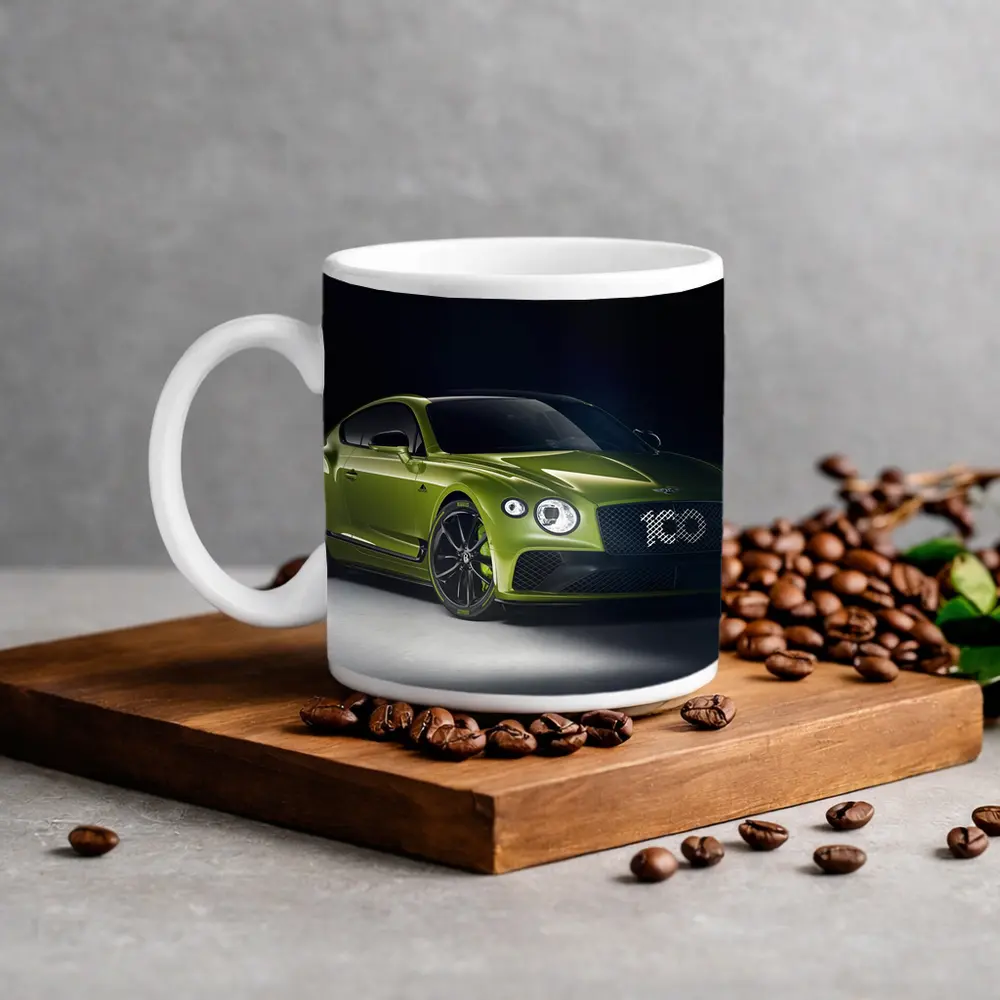 Bentley Continental GT Green Studio Shot – Mugs